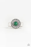 Paparazzi "Daisy Dawn" Green Ring Paparazzi Jewelry