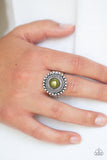 Paparazzi VINTAGE VAULT "Regal Royal" Green Ring Paparazzi Jewelry