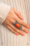 Paparazzi "Drama Dream" FASHION FIX Orange Ring Paparazzi Jewelry