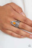 Paparazzi VINTAGE VAULT "Tropical Escapade" Orange Ring Paparazzi Jewelry