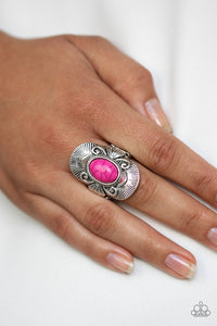 Paparazzi "Oracle Oasis" Pink Ring Paparazzi Jewelry