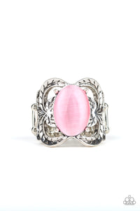 Paparazzi VINTAGE VAULT "Go For Glow" Pink Ring Paparazzi Jewelry