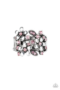 Paparazzi "Gardenia Gleam" Pink Ring Paparazzi Jewelry