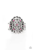 Paparazzi VINTAGE VAULT "Grenada Gardens" Pink Ring Paparazzi Jewelry