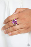 Paparazzi "Blink Back TIERS" Pink Ring Paparazzi Jewelry