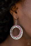 Paparazzi "Cinematic Shimmer" Red Earrings Paparazzi Jewelry