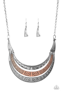 Paparazzi VINTAGE VAULT "Take All You Can GATHERER" Multi Necklace & Earring Set Paparazzi Jewelry