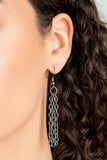 Paparazzi VINTAGE VAULT "Relic Redux" Black Necklace & Earring Set Paparazzi Jewelry