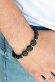 Paparazzi "Prospect" Black Lava Stone Bracelet Unisex Paparazzi Jewelry
