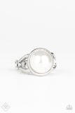 Paparazzi "Pearl Powerhouse" FASHION FIX White Ring Paparazzi Jewelry