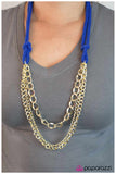 Paparazzi "Unchained Melody" Blue Necklace & Earring Set Paparazzi Jewelry
