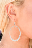 Paparazzi "Must Love Sparkle" FASHION FIX White Earrings Paparazzi Jewelry