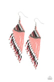 Paparazzi "Bodaciously Bohemian" Orange Earrings Paparazzi Jewelry