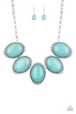 Paparazzi "Prairie Goddess" Blue Necklace & Earring Set Paparazzi Jewelry