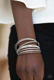 Paparazzi "CLIQUE Here" Silver Bracelet Paparazzi Jewelry