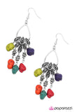 Paparazzi "No Stone Unturned - Multi" earring Paparazzi Jewelry