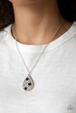 Paparazzi "Sparkle All The Way" Green Necklace & Earring Set Paparazzi Jewelry