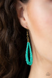 Paparazzi "Kickin It Outback" Blue Necklace & Earring Set Paparazzi Jewelry