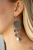 Paparazzi VINTAGE VAULT "Turn On The BRIGHTS" Black Earrings Paparazzi Jewelry