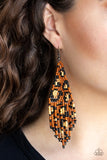 Paparazzi "Bodacious Bombshell" Brown Earrings Paparazzi Jewelry