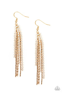 Paparazzi "Red Carpet Bombshell" Gold Earrings Paparazzi Jewelry