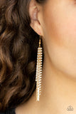 Paparazzi "Red Carpet Bombshell" Gold Earrings Paparazzi Jewelry