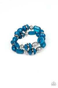 Paparazzi "Beach Brunch" Blue Bracelet Paparazzi Jewelry