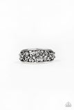 Paparazzi "Breezy Blossoms" Silver Retired Floral Design Ring Paparazzi Jewelry