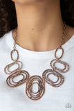 Paparazzi VINTAGE VAULT "Empress Impressions" Copper Necklace & Earring Set Paparazzi Jewelry