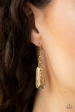 Paparazzi VINTAGE VAULT "MANE Up" Gold Necklace & Earring Set Paparazzi Jewelry