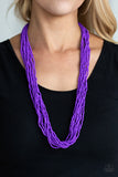 Paparazzi "Congo Colada" Purple Necklace & Earring Set Paparazzi Jewelry