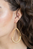 Paparazzi "Glitz Fit" Gold Earrings Paparazzi Jewelry