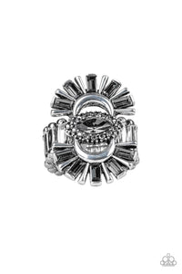 Paparazzi VINTAGE VAULT "Deco Diva" Silver Ring Paparazzi Jewelry