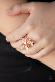 Paparazzi "Full of Flutter" Rose Gold Ring Paparazzi Jewelry