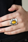 Paparazzi "Fairytale Magic" Yellow Ring Paparazzi Jewelry