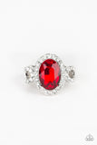 Paparazzi "Magnificent Majesty" Red Ring Paparazzi Jewelry