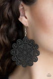 Paparazzi "Coachella Cabaret" Black Earrings Paparazzi Jewelry