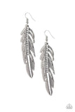 Paparazzi "Give Me A ROOST" Silver Earrings Paparazzi Jewelry