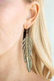 Paparazzi "Give Me A ROOST" Brass Earrings Paparazzi Jewelry