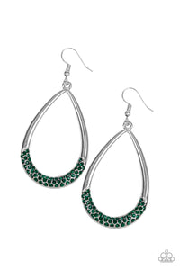 Paparazzi "Take A Dip" Green Earrings Paparazzi Jewelry