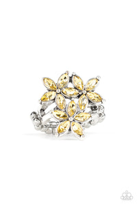 Paparazzi "Gardenia Grandeur" Yellow Ring Paparazzi Jewelry