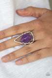 Paparazzi VINTAGE VAULT "Get The Point" Purple Ring Paparazzi Jewelry