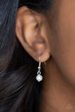 Paparazzi "Coastal Couture" Silver Necklace & Earring Set Paparazzi Jewelry