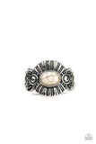 Paparazzi VINTAGE VAULT "Thirst Quencher" White Ring Paparazzi Jewelry