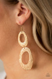 Paparazzi "Ive SHEEN It All" Gold Earrings Paparazzi Jewelry