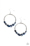 Paparazzi "Legendary Luminescence" Blue Earrings Paparazzi Jewelry