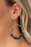 Paparazzi "Legendary Luminescence" Blue Earrings Paparazzi Jewelry