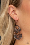 Paparazzi "Country Chimes" Copper Earrings Paparazzi Jewelry