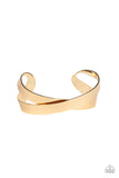 Paparazzi VINTAGE VAULT "Haven't SHEEN Nothing Yet" Gold Bracelet Paparazzi Jewelry