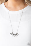 Paparazzi "Empirical Elegance" Silver Necklace & Earring Set Paparazzi Jewelry